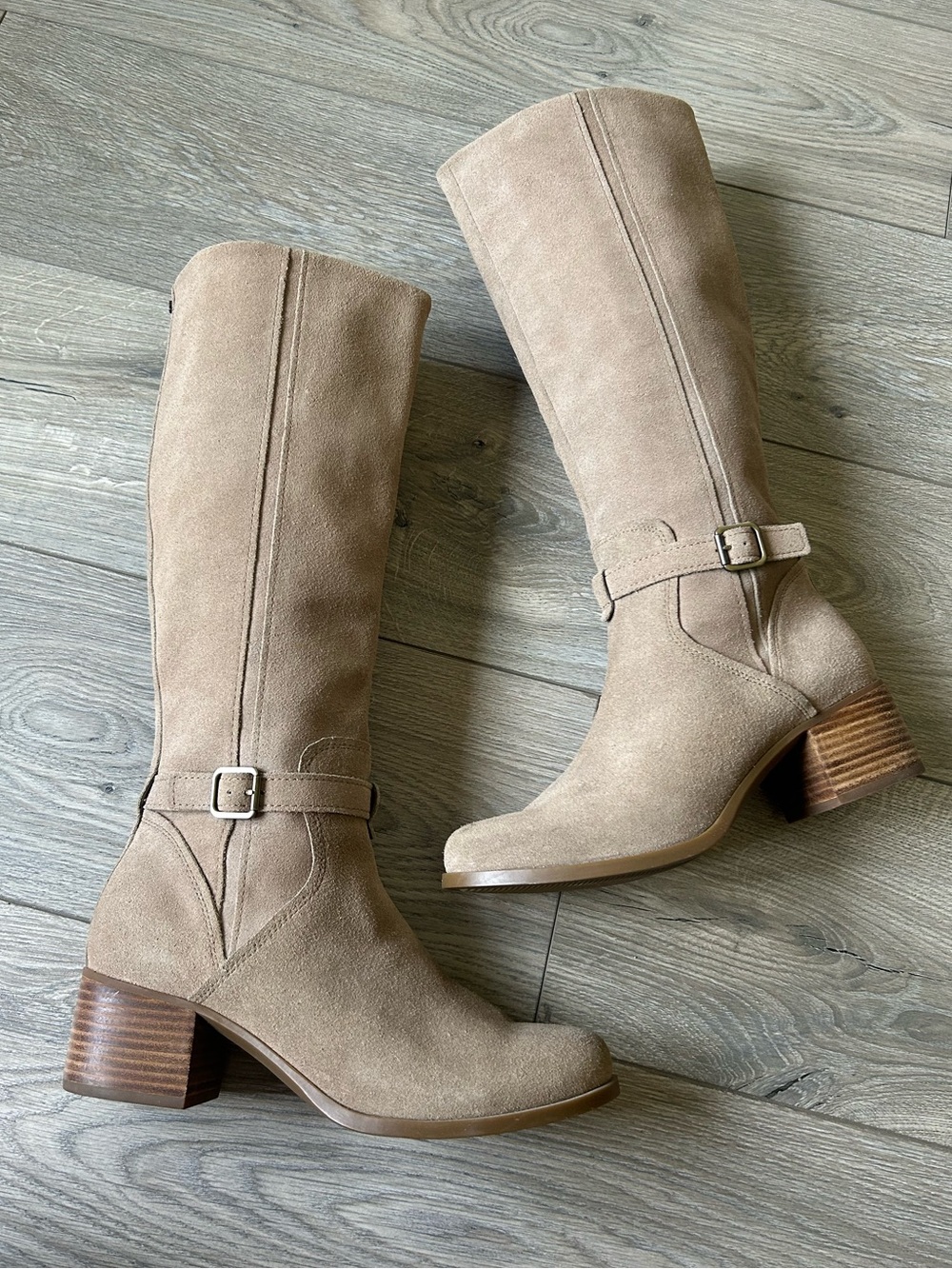 Kookaburra by Ugg Madeley Tall Suede Boots Dune Size 9.5